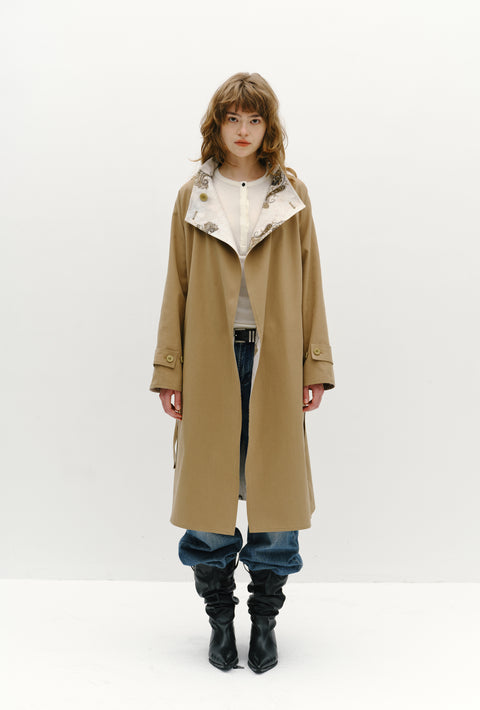 ROSE FOSSIL TRENCH COAT