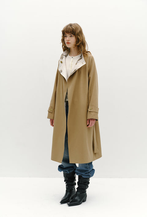 ROSE FOSSIL TRENCH COAT