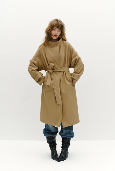 ROSE FOSSIL TRENCH COAT