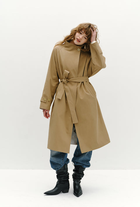 ROSE FOSSIL TRENCH COAT