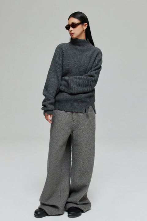 SIMPLE PROJECT FLEECE SWEATSHIRT/SWEATPANTS