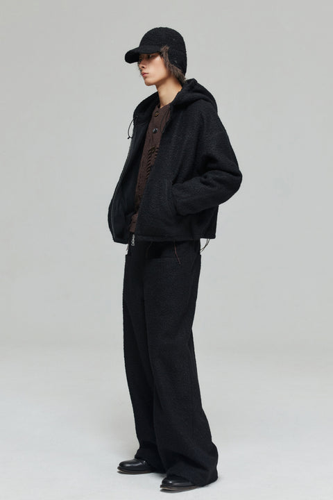 SIMPLE PROJECT FLEECE SWEATSHIRT/SWEATPANTS