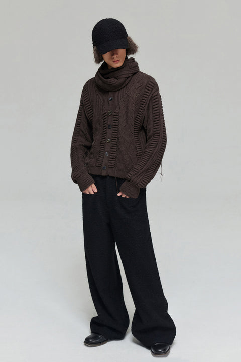 SIMPLE PROJECT FLEECE SWEATSHIRT/SWEATPANTS
