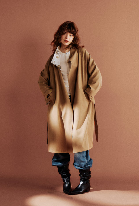 ROSE FOSSIL TRENCH COAT