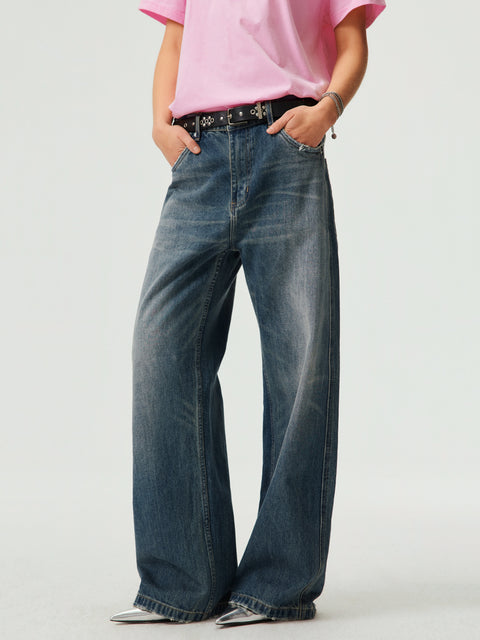 SIMPLE PROJECT STRAIGHT-LEG JEANS