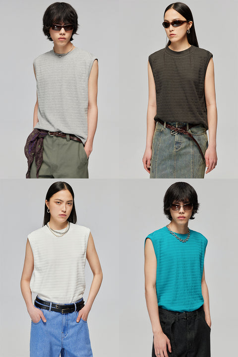 SIMPLE PROJECT BASIC SEGMENTED TANK TOP