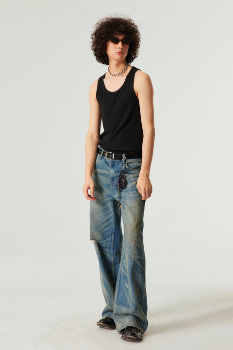 SIMPLE PROJECT NEVADA A-LINE JEANS