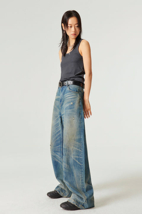 SIMPLE PROJECT NEVADA A-LINE JEANS