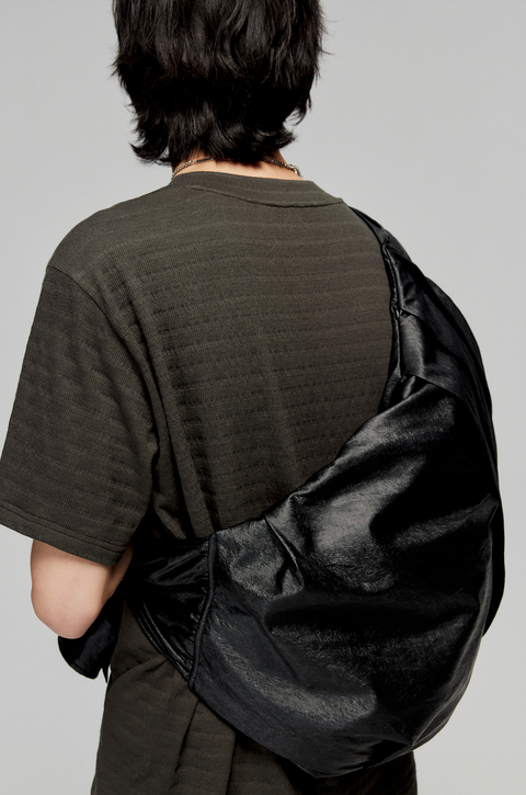 SIMPLE PROJECT SLEEVE TIE-ADJUSTABLE CROSSBODY BAG