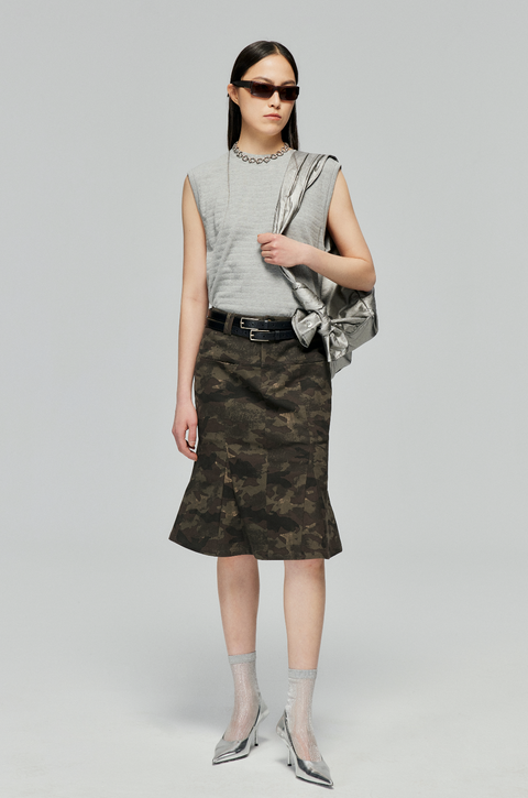 SIMPLE PROJECT SLEEVE TIE-ADJUSTABLE CROSSBODY BAG