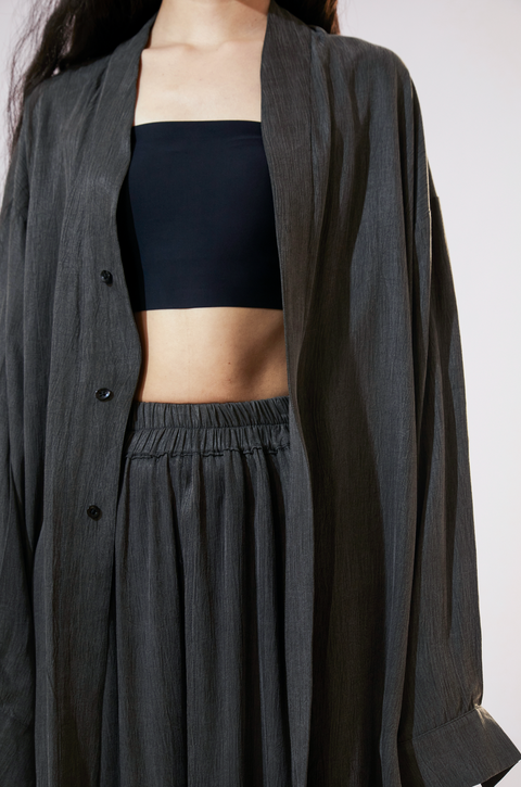 VAPOURBLUE V-NECK CUPRO SHIRT