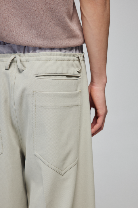 SIMPLE PROJECT FAUX TWO-PIECE PANTS