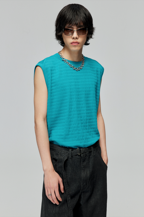 SIMPLE PROJECT BASIC SEGMENTED TANK TOP