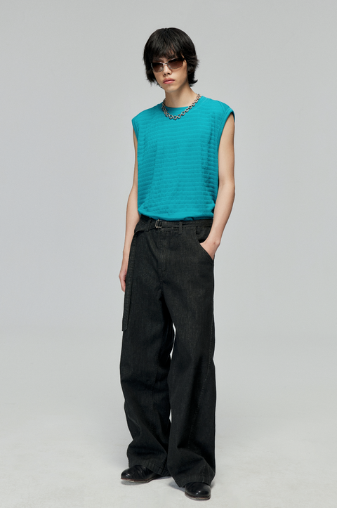 SIMPLE PROJECT BASIC SEGMENTED TANK TOP