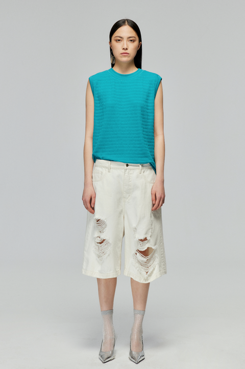 SIMPLE PROJECT BASIC SEGMENTED TANK TOP