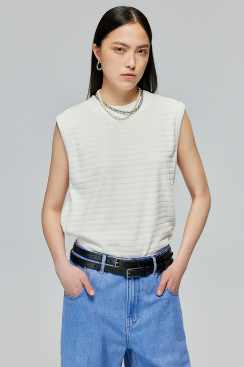 SIMPLE PROJECT BASIC SEGMENTED TANK TOP