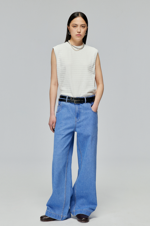 SIMPLE PROJECT BASIC SEGMENTED TANK TOP