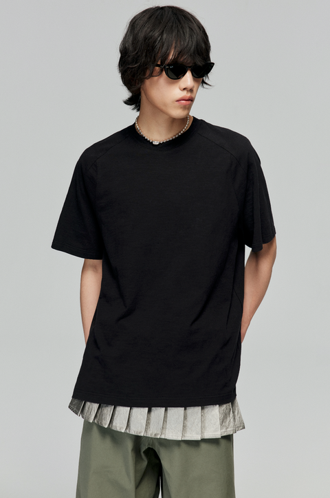 SIMPLE PROJECT SILVER MINI SKIRT PANEL