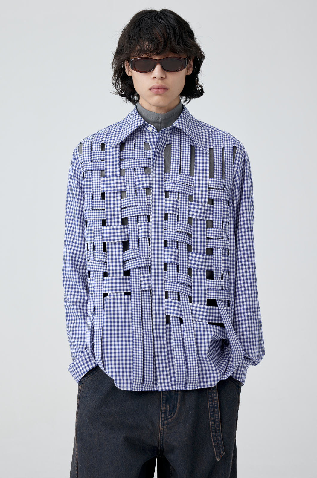 SIMPLE PROJECT CHECK BRAIDED SHIRT – Remold Lab SIMPLE PROJECT CHECK BRAIDED SHIRT – Remold Lab