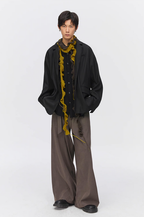 SIMPLE PROJECT TR WIDE-LEG TROUSERS