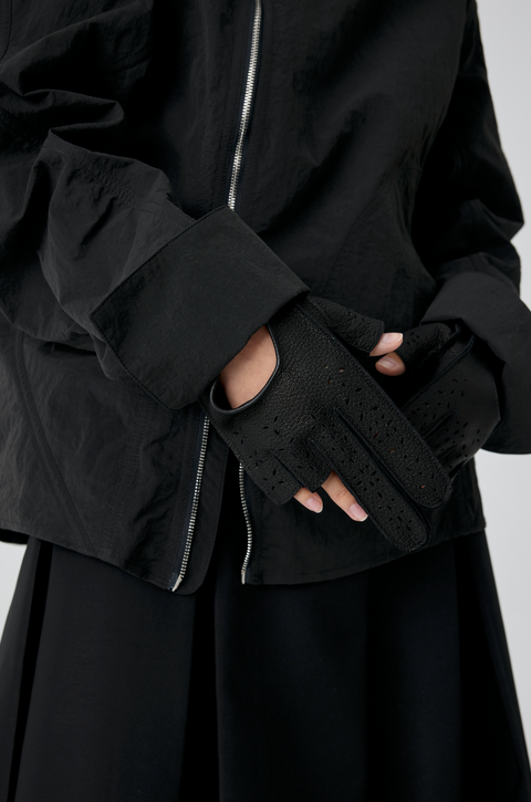 SIMPLE PROJECT HOLLOW CARVED DRIVING GLOVES