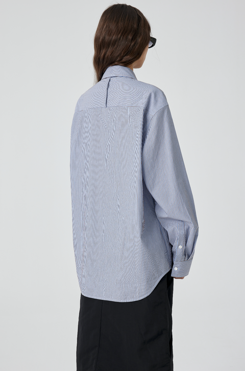 SIMPLE PROJECT HALF ZIP SHIRT