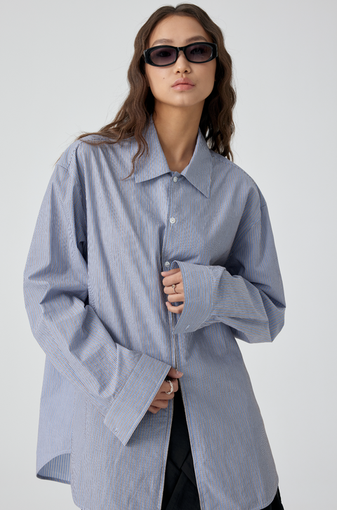 SIMPLE PROJECT HALF ZIP SHIRT