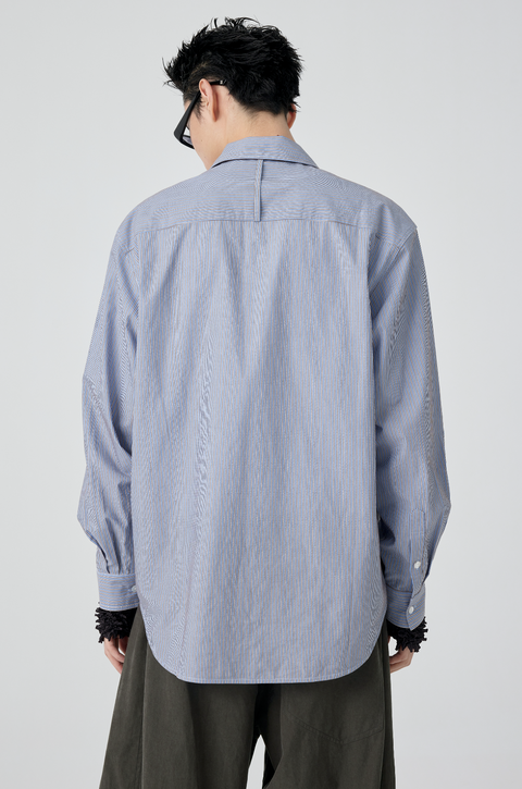 SIMPLE PROJECT HALF ZIP SHIRT