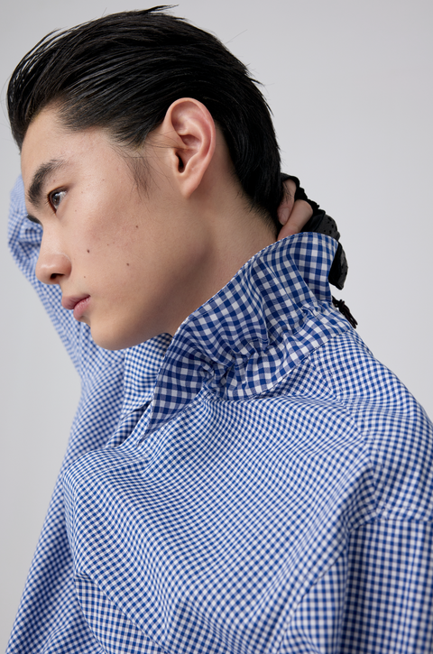 SIMPLE PROJECT PLAID SHIRT