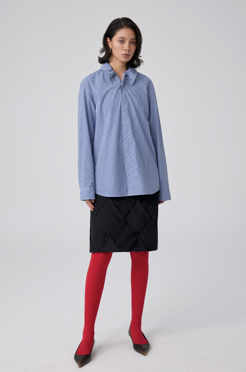 SIMPLE PROJECT PLAID SHIRT