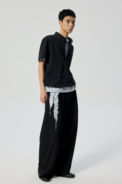 SIMPLE PROJECT BEADED RUFFLED FRINGE SCARF