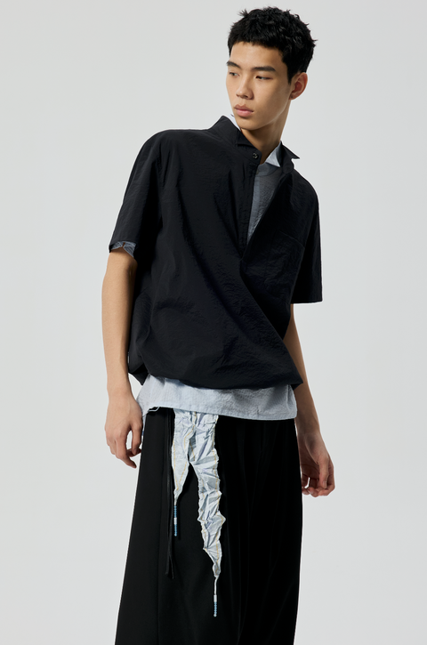 SIMPLE PROJECT BEADED RUFFLED FRINGE SCARF