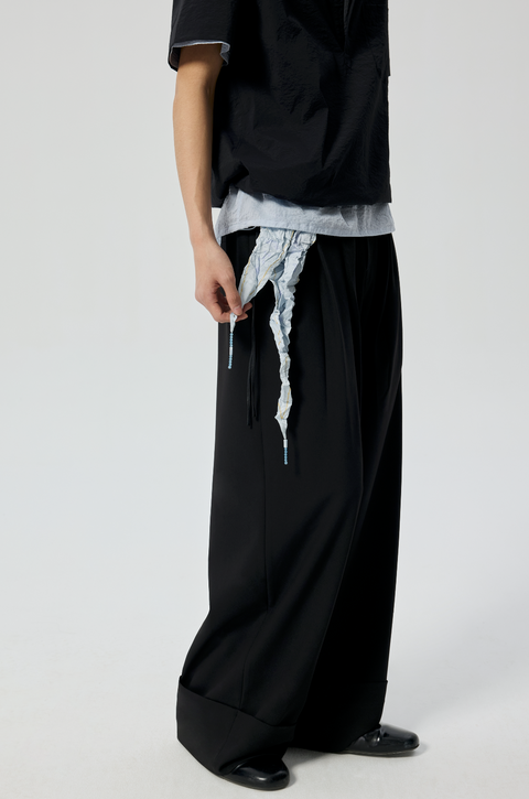 SIMPLE PROJECT BEADED RUFFLED FRINGE SCARF