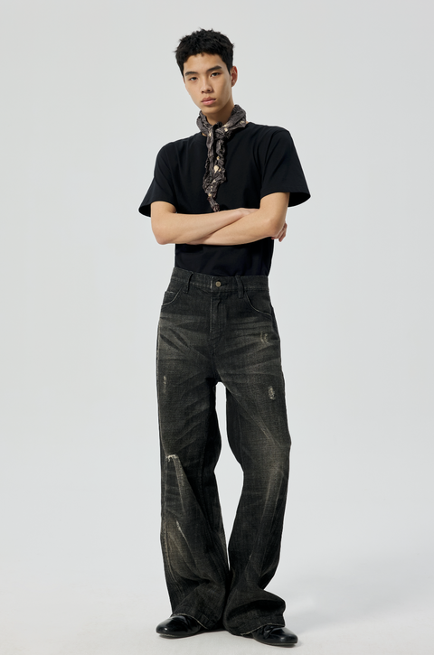 SIMPLE PROJECT BEADED RUFFLED FRINGE SCARF