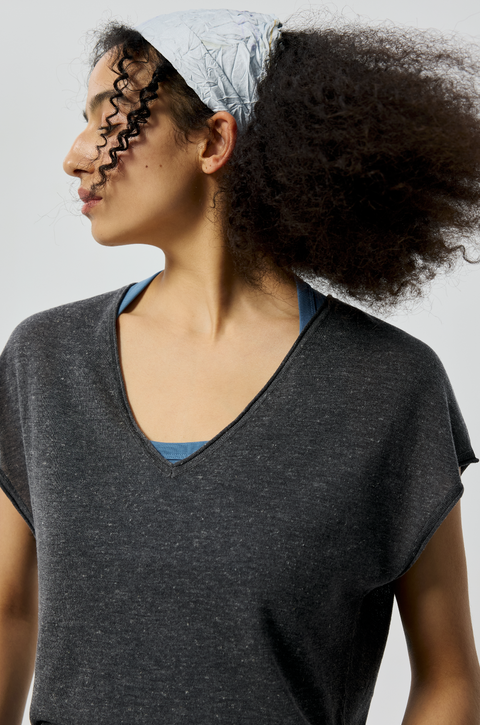 SIMPLE PROJECT BEADED RUFFLED FRINGE SCARF