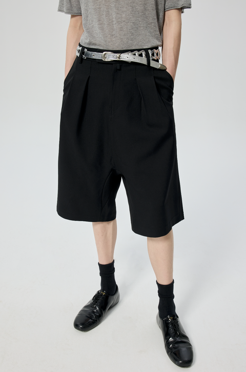 SIMPLE PROJECT CROTCH DROP SHORTS