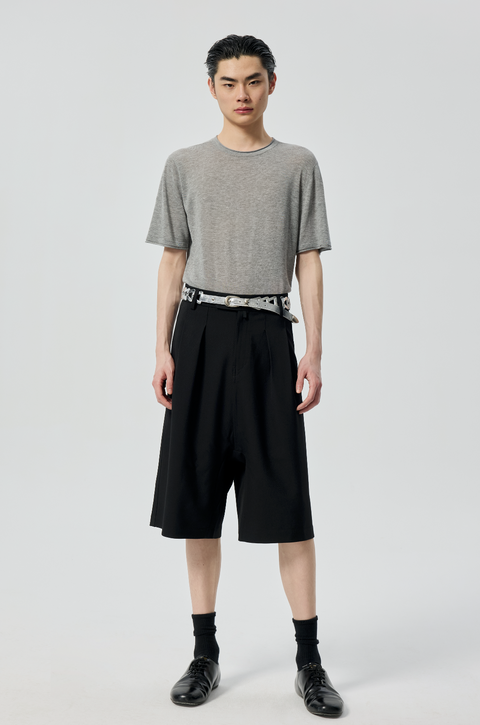 SIMPLE PROJECT CROTCH DROP SHORTS