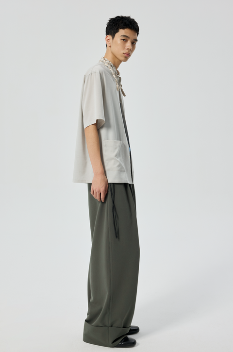 SIMPLE PROJECT LOGO TAPE TROUSERS