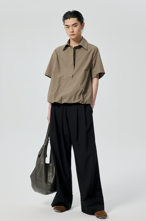 SIMPLE PROJECT LOGO TAPE TROUSERS