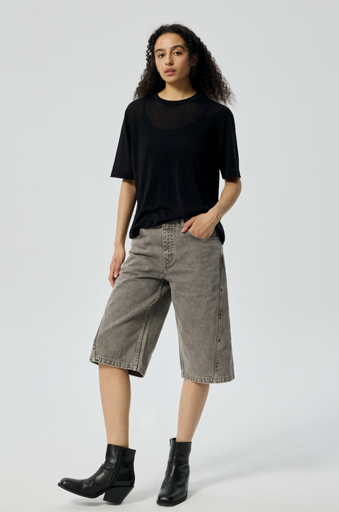 SIMPLE PROJECT RIVETED FIT SHORTS