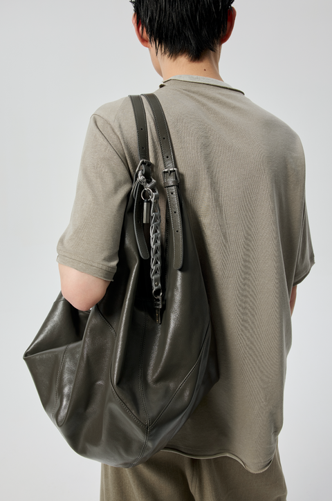 SIMPLE PROJECT 2-WAY VEG TAN BAG