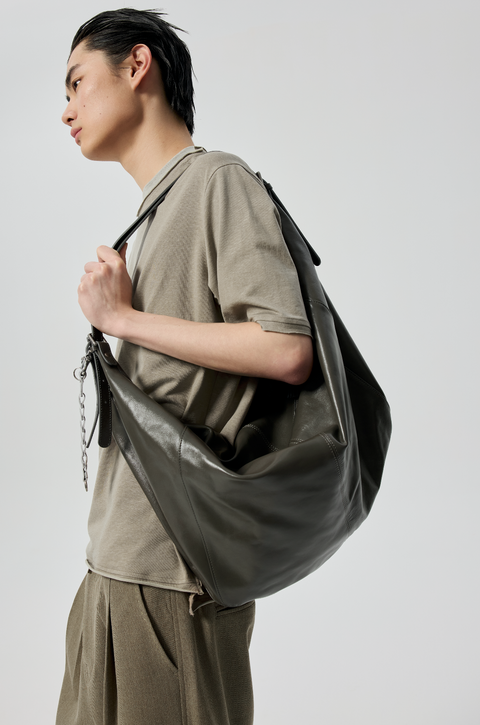 SIMPLE PROJECT 2-WAY VEG TAN BAG