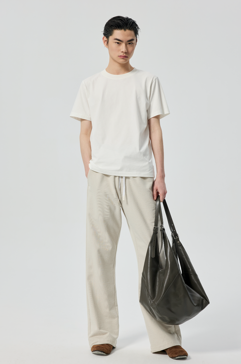 SIMPLE PROJECT 2-WAY VEG TAN BAG