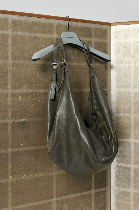 SIMPLE PROJECT 2-WAY VEG TAN BAG