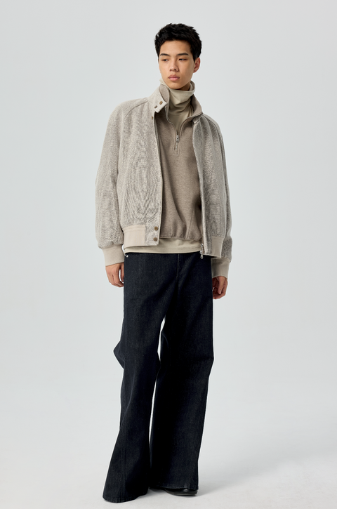 SIMPLE PROJECT RAW SELVEDGE BOOTCUT JEANS