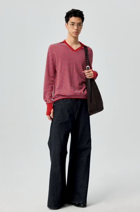 SIMPLE PROJECT RAW SELVEDGE BOOTCUT JEANS