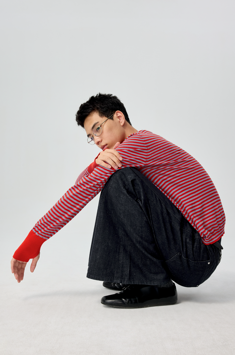 SIMPLE PROJECT STRIPED POLO