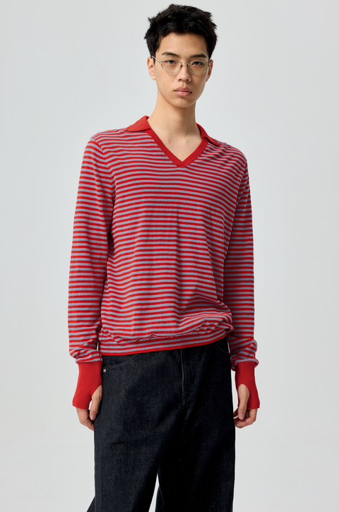 SIMPLE PROJECT STRIPED POLO