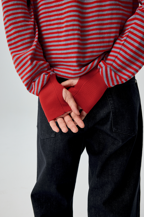 SIMPLE PROJECT STRIPED POLO