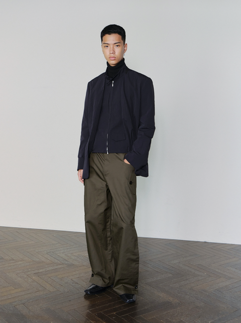 SAIRENSSEI DETACHABLE COLORBLOCK JACKET